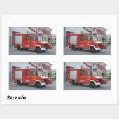 Sticker Rectangulaire Mercedes Benz 711 Rosenbauer (Feuille)