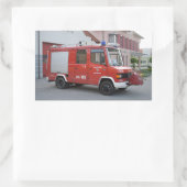Sticker Rectangulaire Mercedes Benz 711 Rosenbauer (Sac)