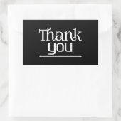 Sticker Rectangulaire Merci  (Sac)