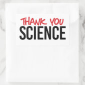 Sticker Rectangulaire Merci (Sac)