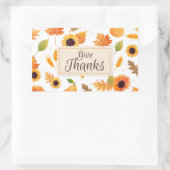 Sticker Rectangulaire Merci (Sac)