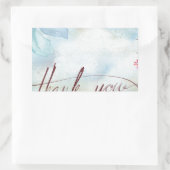 Sticker Rectangulaire merci (Sac)