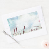 Sticker Rectangulaire merci (Enveloppe)