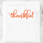 Sticker Rectangulaire Merci (Sac)