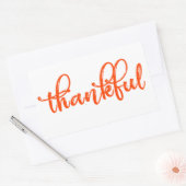 Sticker Rectangulaire Merci (Enveloppe)