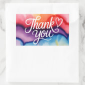 Sticker Rectangulaire Merci (Sac)