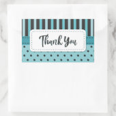 Sticker Rectangulaire Merci (Sac)