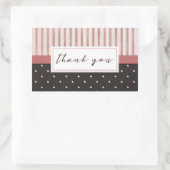 Sticker Rectangulaire Merci (Sac)