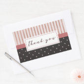 Sticker Rectangulaire Merci (Enveloppe)