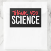 Sticker Rectangulaire Merci (Sac)