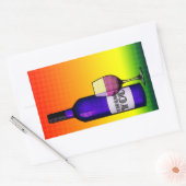 Sticker Rectangulaire merci toast (Enveloppe)