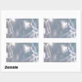 Sticker Rectangulaire Mère de Pearl-Blue (Feuille)