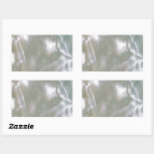 Sticker Rectangulaire Mère de Pearl White (Feuille)