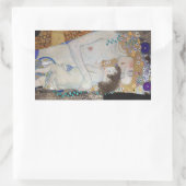 Sticker Rectangulaire Mère et enfant par Gustav Klimt (Sac)