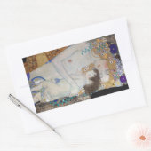 Sticker Rectangulaire Mère et enfant par Gustav Klimt (Enveloppe)
