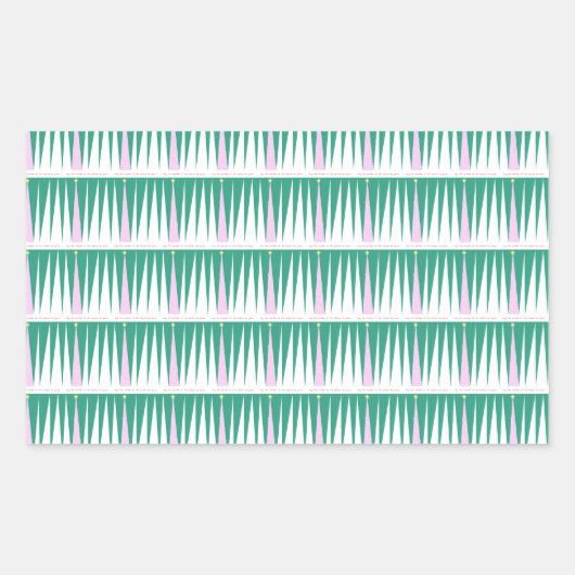 Sticker Rectangulaire Merveilleuse de la saison Arbre de Noël (Devant)