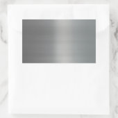 Sticker Rectangulaire Métal brossé brut texturé (Sac)