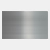 Sticker Rectangulaire Métal brossé brut texturé (Devant)