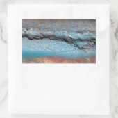 Sticker Rectangulaire Métal oxydé (Sac)