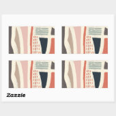 Sticker Rectangulaire métaphore_16_une couleur de plaisir (Feuille)
