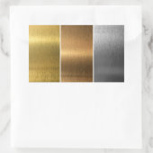 Sticker Rectangulaire Métaux broyés (Sac)