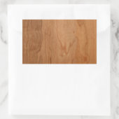 Sticker Rectangulaire Métro de Wood Grain (Sac)