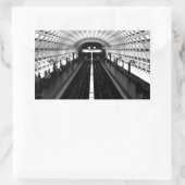 Sticker Rectangulaire métro station washington (Sac)