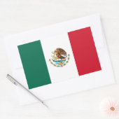 STICKER RECTANGULAIRE MEXIQUE (Enveloppe)
