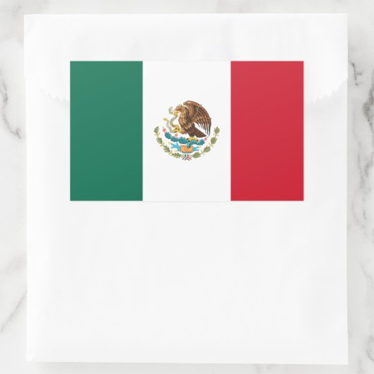 Sticker Rectangulaire Mexique (Sac)