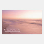 Sticker Rectangulaire Mexique Sunrise Fuite (Devant)