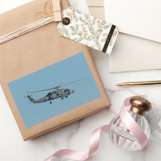 Sticker Rectangulaire MH-60R Seahawk (Cadeaux)