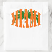 Sticker Rectangulaire Miami (Sac)