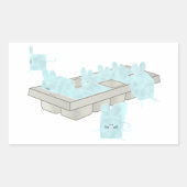 Sticker Rectangulaire Micecubes - (Devant)