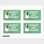 Sticker Rectangulaire Mienne pas votre poule Boynton (Feuille)