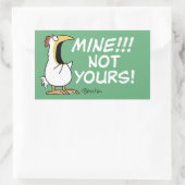 Sticker Rectangulaire Mienne pas votre poule Boynton (Sac)