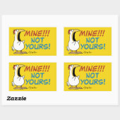 Sticker Rectangulaire Mienne pas votre poule Boynton (Feuille)