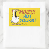 Sticker Rectangulaire Mienne pas votre poule Boynton (Sac)