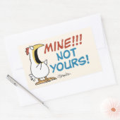 Sticker Rectangulaire Mienne pas votre poule Boynton (Enveloppe)