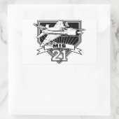 Sticker Rectangulaire Mig 21 (Sac)