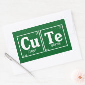 Sticker Rectangulaire Mignon (Enveloppe)