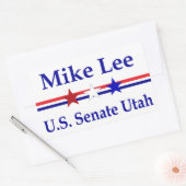 Sticker Rectangulaire Mike Lee Sénat américain Utah 2022 (Enveloppe)