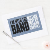 Sticker Rectangulaire Million Dollar Quartet "I'm With the Band" (Enveloppe)