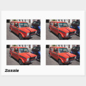 Sticker Rectangulaire Mini Cooper Clubman (Feuille)