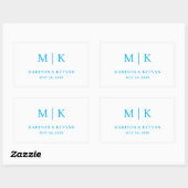 Sticker Rectangulaire Minimal et chic | MARIAGE (Feuille)