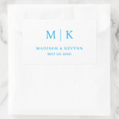 Sticker Rectangulaire Minimal et chic | MARIAGE (Sac)