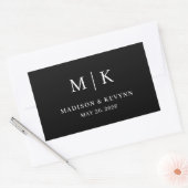 Sticker Rectangulaire Minimal et chic | MARIAGE (Enveloppe)