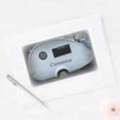 Sticker Rectangulaire Minuscule remorque en lacet caravane gypsy classiq (Enveloppe)