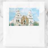 Sticker Rectangulaire Mission San Xavier del Bac (Sac)