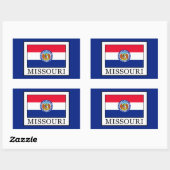 Sticker Rectangulaire Missouri (Feuille)