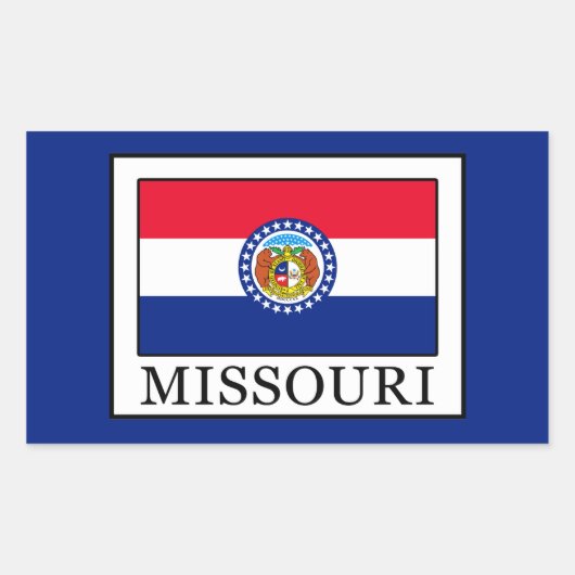 Sticker Rectangulaire Missouri (Devant)